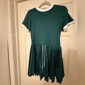 Varley Green and White Casual Dress